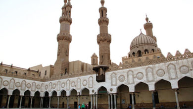 Al Azhar Mosque Cairo Egypt منارات مضئية في إفريقيا
