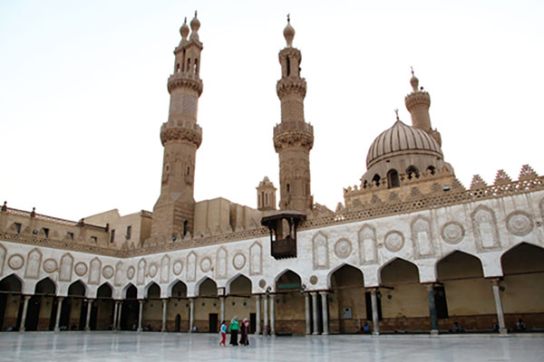 Al Azhar Mosque Cairo Egypt منارات مضئية في إفريقيا