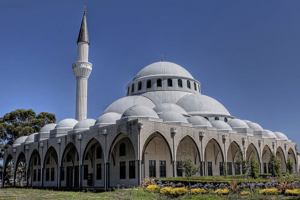 Sunshine Mosque Victoria Australia منارات مضئية في أستراليا